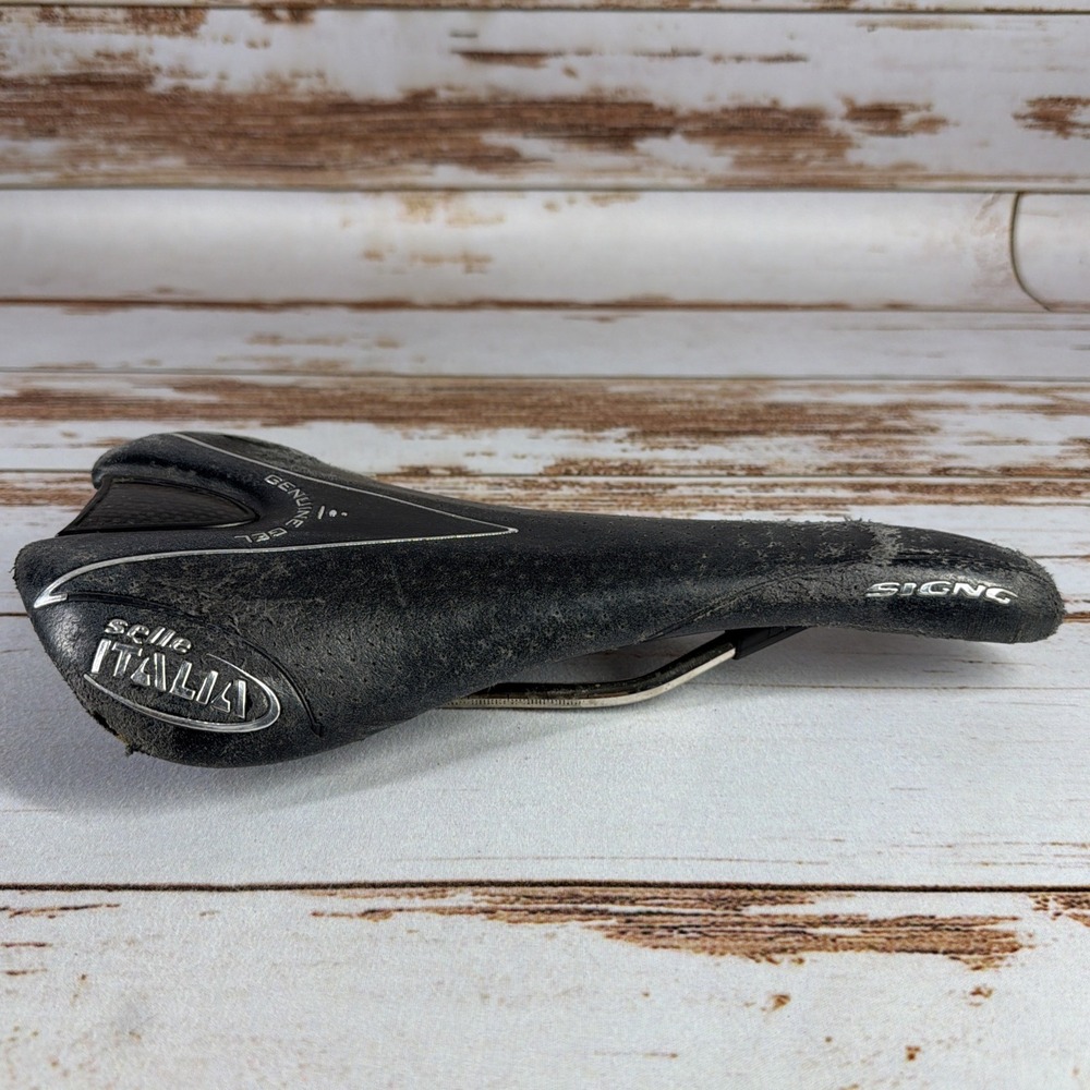 Selle Italia Signo Titanium Vintage Road Racing Saddle Black - Picture 7 of 9